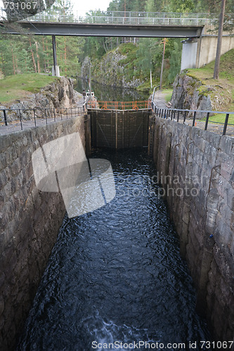 Image of river lock