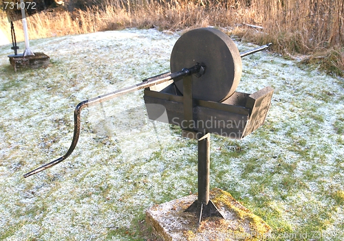 Image of Old grindstone