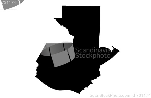 Image of Republic of Guatemala - white background