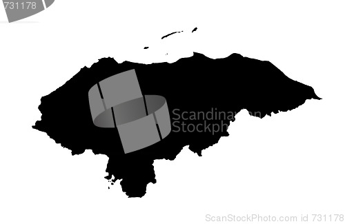 Image of Republic of Honduras - white background