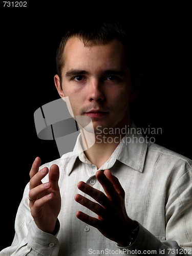 Image of Young man speaking