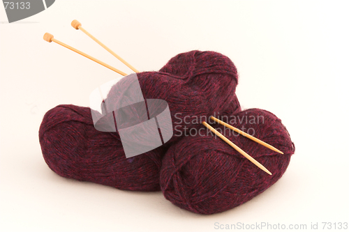 Image of Knitting wool and needles