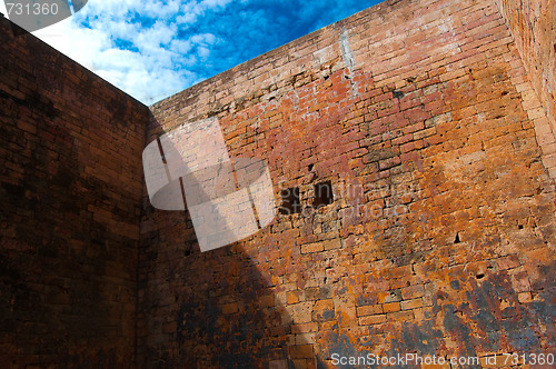 Image of Ancient ruins and a blue sky