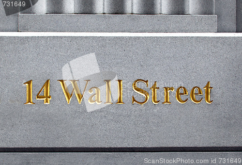 Image of Wall Street sign