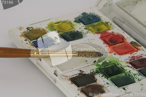 Image of Watercolor paint set