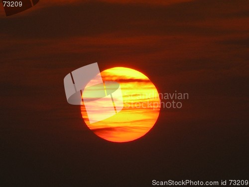 Image of cloudy sun