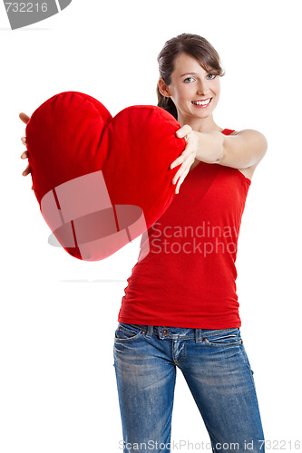 Image of Valentine woman