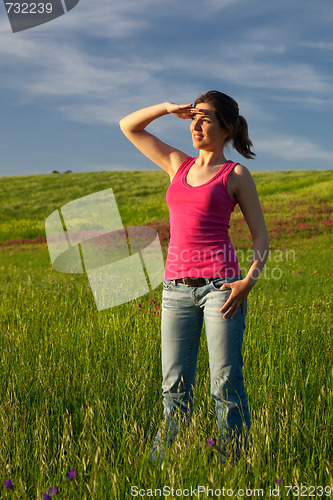 Image of Beautiful young woman