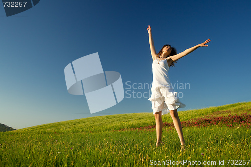 Image of Jumping on the field