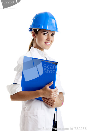Image of Female technician