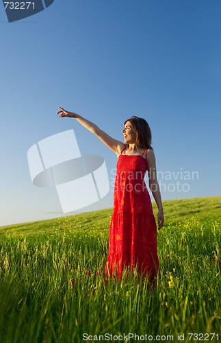 Image of Beautiful young woman