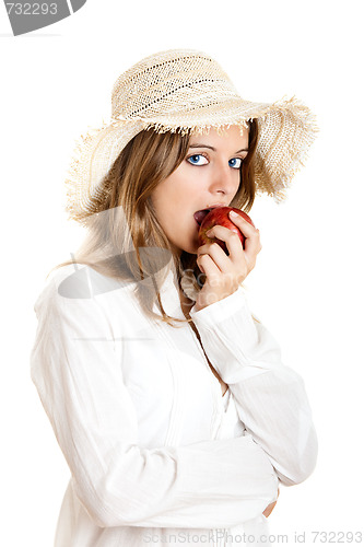 Image of Eating an Apple