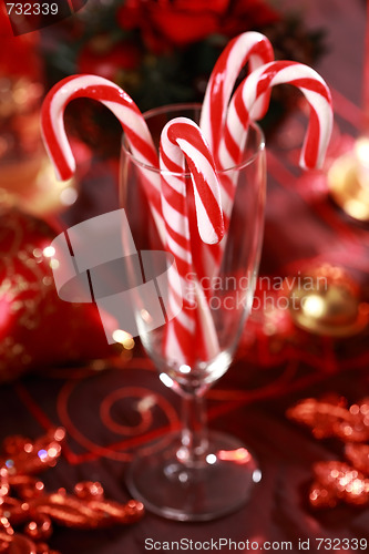 Image of Christmas candy canes