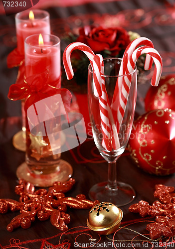 Image of Christmas candy canes