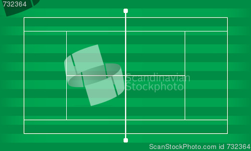 Image of Tennis court grass