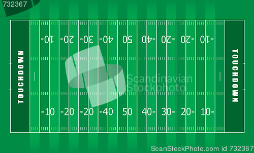 Image of american football field