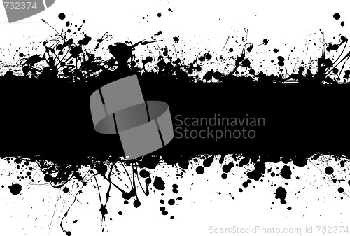 Image of grunge banner ink