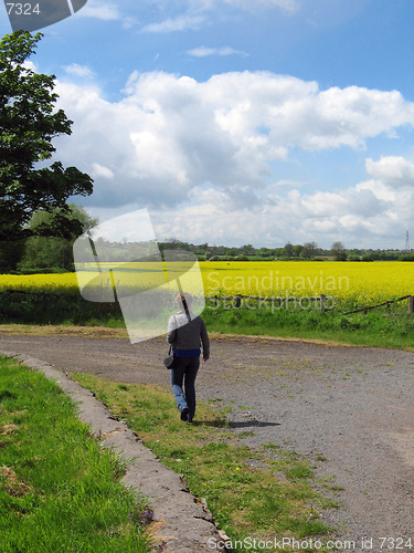 Image of Girl Walking