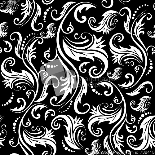 Image of Seamless  floral pattern