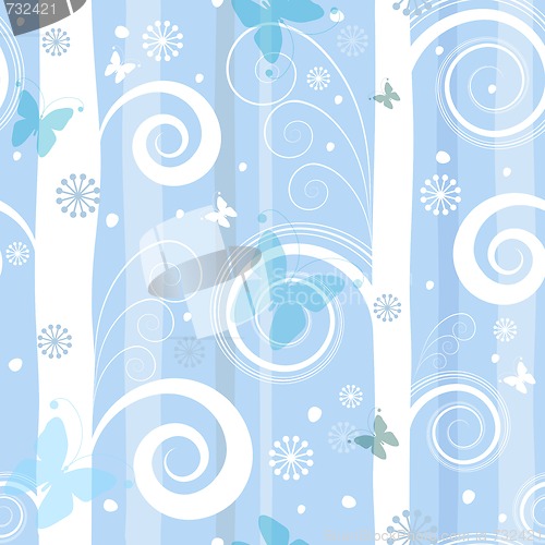 Image of Seamless fantastic christmas pattern