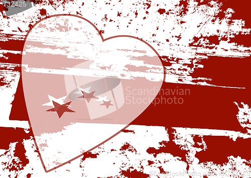 Image of Grunge valentine background