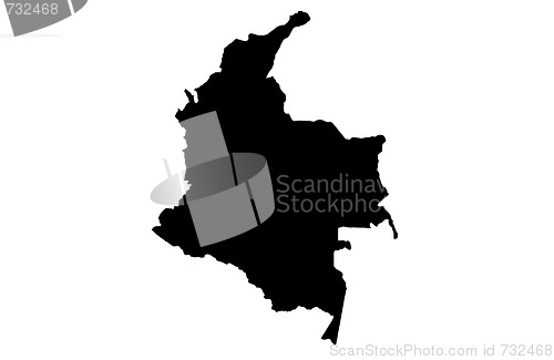 Image of Republic of Colombia - white background