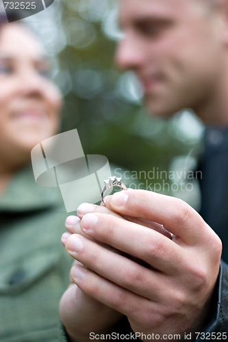 Image of Young Engaged Couple