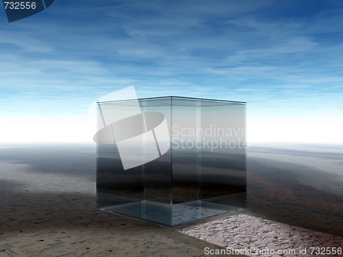 Image of glass cube 