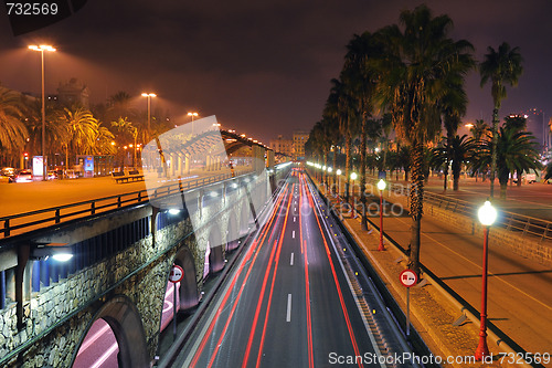 Image of Barcelona night