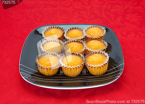 Image of Cakes in a plate