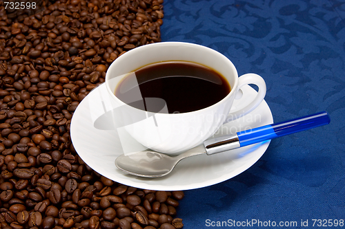 Image of Coffee cup and grain