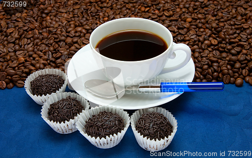 Image of Coffee cup and grain