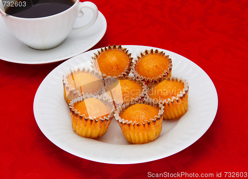 Image of Cakes in a plate