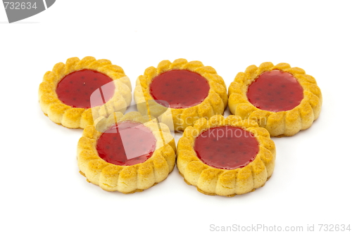 Image of cookies  isolated on white backgrounds