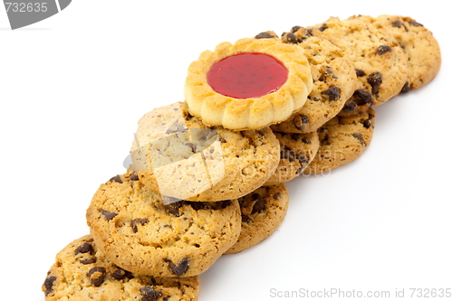 Image of cookies  isolated on white backgrounds