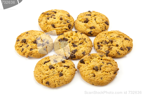 Image of cookies  isolated on white backgrounds