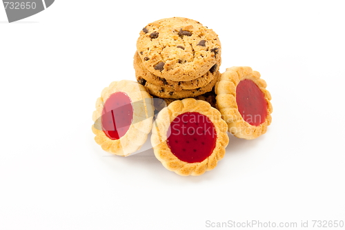 Image of cookies  isolated on white backgrounds