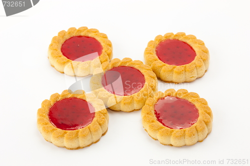 Image of cookies  isolated on white backgrounds