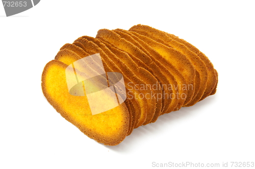 Image of cookies isolated on a white background 