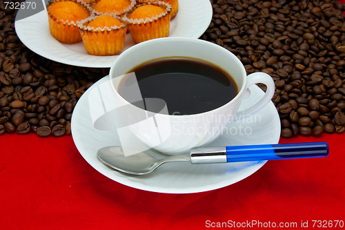 Image of Coffee cup and grain