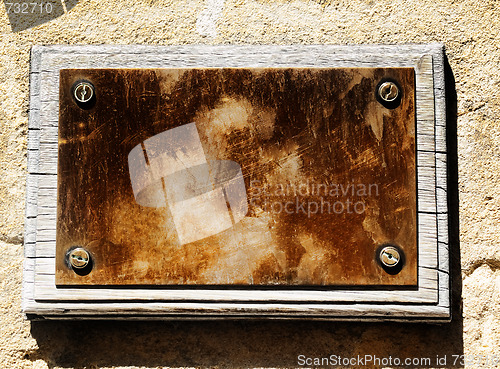 Image of Vintage street sign