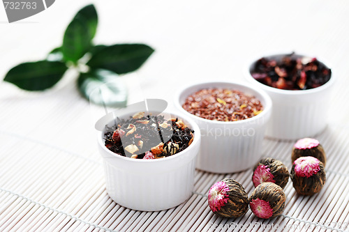 Image of Various Tea Leaves