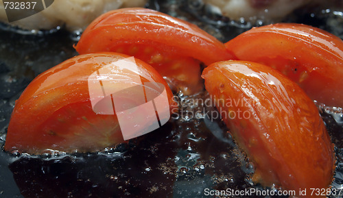 Image of Tomato frying