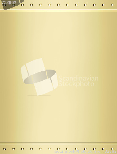 Image of gold metal background texture