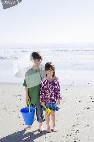 Image of Children at Beach