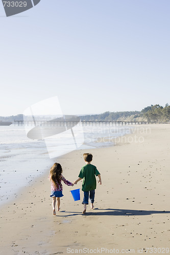 Image of Children at Beach