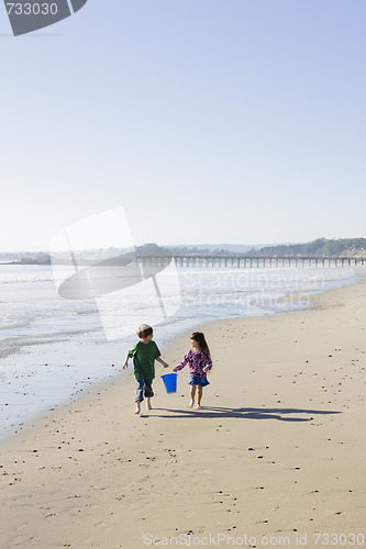 Image of Children at Beach