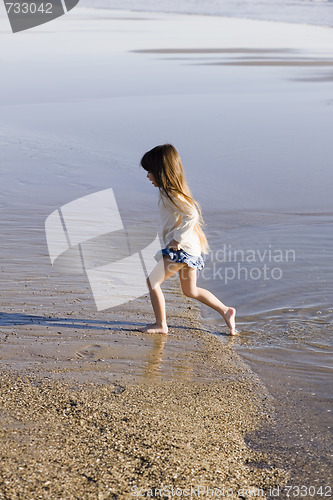 Image of Girl at Beach