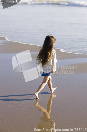 Image of Girl at Beach