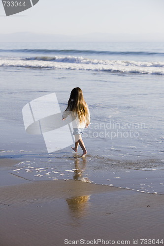 Image of Girl at Beach